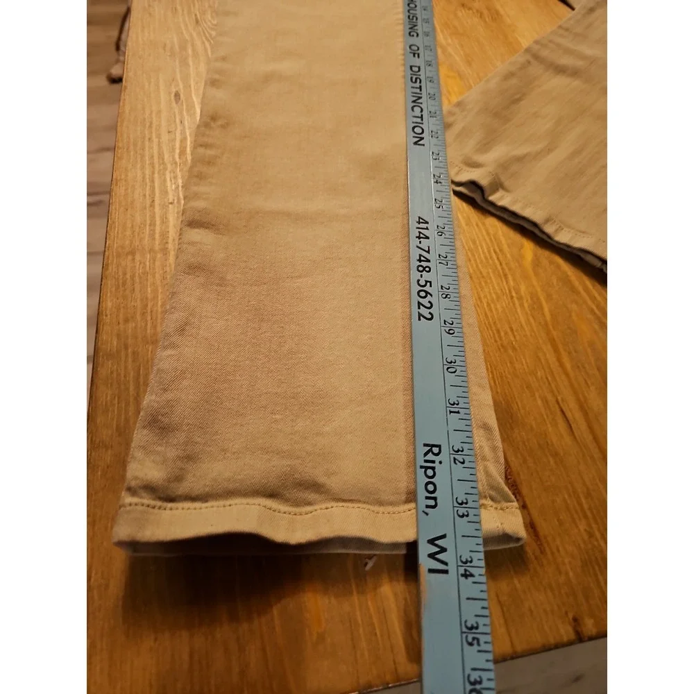 LLBean Tan Stretch Jeans Size 14 Tall